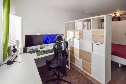 Schlafzimmer - Etagenwohnung mit 64,40 m&sup2; in Oberschleißheim zum Kaufen