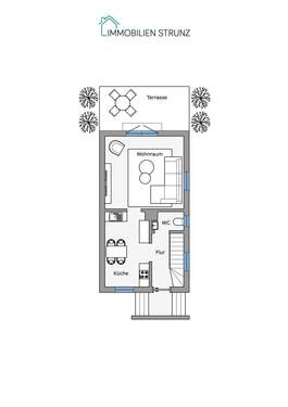 Bergstraße 28a_EG - 4 Zimmer Doppelhaushälfte in Oberasbach