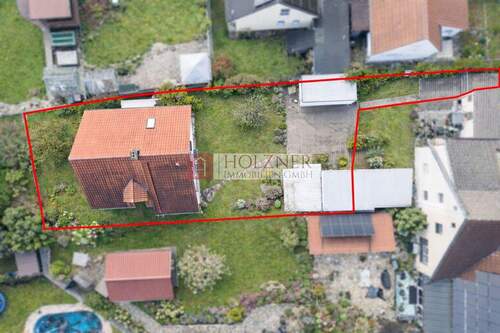 Draufsicht - 5 Zimmer Einfamilienhaus in Landshut
