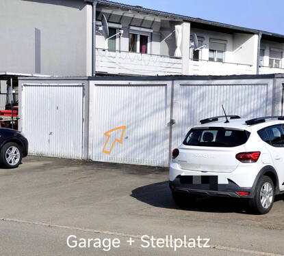 Garage mit Stellplatz - 