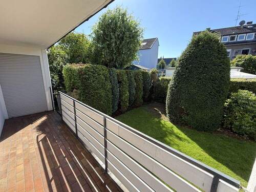 Balkon mit Gartenzugang - 