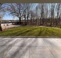 GARTENWOHNUNG mit 222m² Wohnfläche + 111m² PRIVATGARTEN BLICK in den AUENWALD KAMIN 2 x TG-SP ca. 7.000m² eingezäunter Gemeinschaftsgarten - Leipzig Leutzsch