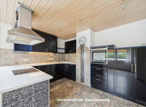 Visualisierung Küche - Etagenwohnung mit 156,00 m&sup2; in Böblingen zum Kaufen