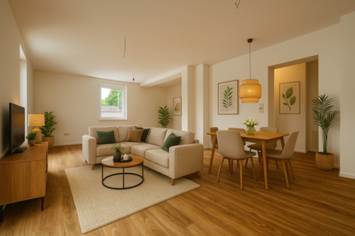 Wohnzimmer - Hochwertig! Bezugsfertig! Neubaustandard!