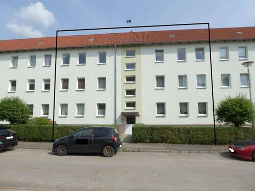 Vorderansicht Haus 1 - 3 Zimmer Mehrfamilienhaus, Wohnhaus in Rudolstadt