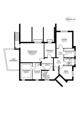 Untergeschoss mit Einliegerwohnung - 