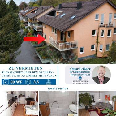 Außenansicht - Rückzugsort über den Dächern - Gemütliche 3,5 Zimmer mit Balkon (Niefern-Vorort)