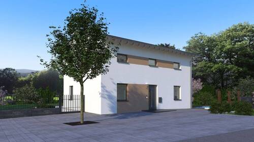 Ansicht Eingang - 6 Zimmer Einfamilienhaus in Newel