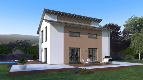Ansicht Garten - Einfamilienhaus mit 161,50 m² in Newel zum Kaufen