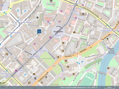 Lageplan - Büro zur Miete in Kassel