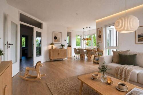 Wohnzimmer Beispiel A - 3 Zimmer Etagenwohnung zum Kaufen in Berlin