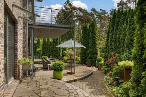 Überdachte Terrasse - Einfamilienhaus mit 174,00 m² in Buchholz in der Nordheide zum Kaufen