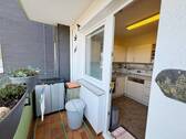 Balkon an Küche - 