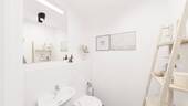 Das Gäste-WC der Eigentumswohnung - 