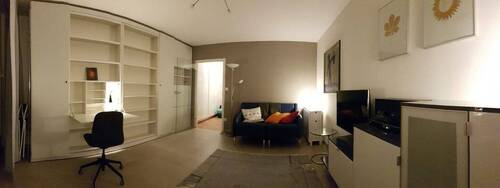 Blick vom Balkon - 1 Zimmer Terrassenwohnung in Bonn - Bad Godesberg