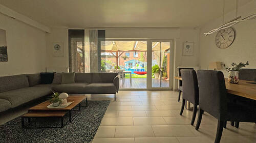 Wohnzimmer - Reihenmittelhaus mit 122,40 m² in Wesel / Fusternberg zum Kaufen