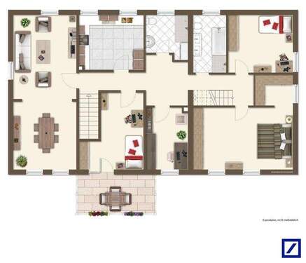 OG Beispiel möbliert - 