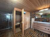 Sauna mit Dusche im KG - 