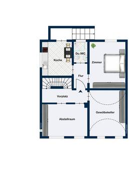 Untergeschoss/ Gartengeschoss - 