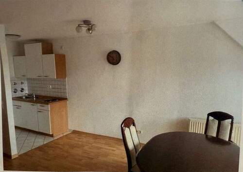 Essbereich mit Küchenzeile.jpg - 1 Zimmer Etagenwohnung in Schkeuditz