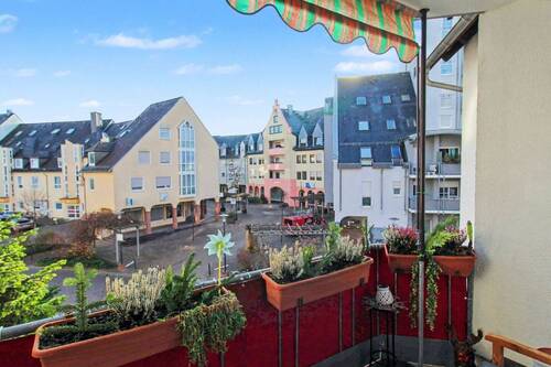 Balkon - Etagenwohnung mit 59,20 m&sup2; in Bobenheim-Roxheim zum Kaufen