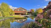 Haus / Badeteich von Westen - 