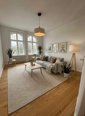 Wohnzimmer - (Wohnbeispiel) - 2 Zimmer Etagenwohnung in Berlin