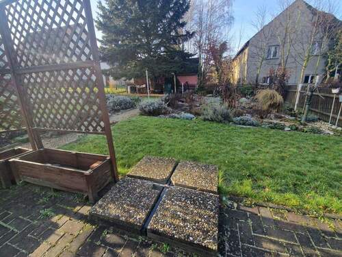 Garten - Doppelhaushälfte mit 156,00 m&sup2; in Frohburg zum Kaufen