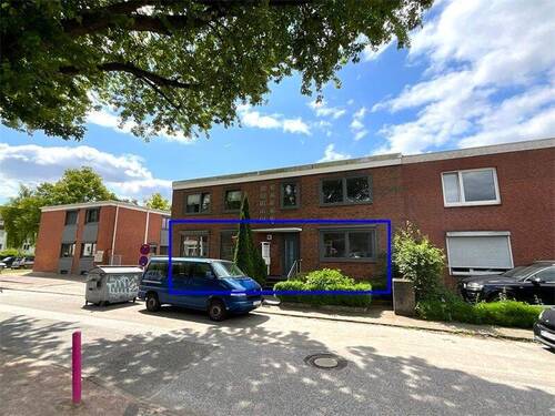 Ansicht Objekt - Gepflegte Bürofläche im Hochparterre, ca. 76,00 m², am Stegerwaldring in HH Horn