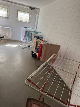 Trocknerraum im Keller - 