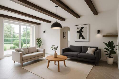 Wohnzimmer II EG (bearbeitet) - 1 Zimmer Einfamilienhaus in Castrop-Rauxel