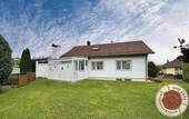 Gebäudeansicht - Gepflegtes Einfamilienhaus mit Wintergarten & Doppelgarage in ruhiger Wohnlage
