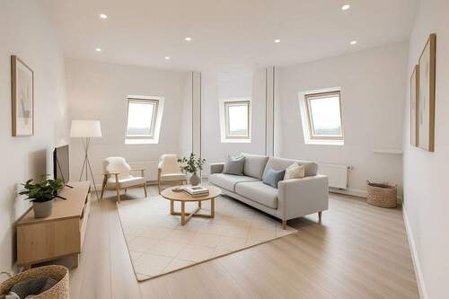 Wohnzimmer KI-Visualisierung - 