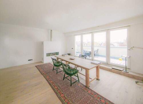 wohnen und essen - Oderberger Straße u. bezugsfrei: ca. 335 qm DG-Whg mit Aufzug Kamin EBK u. 2 Terrassen