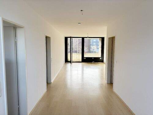 Essbereich - Blick zum Wohnzimmer - Etagenwohnung mit 92,50 m&sup2; in Düsseldorf zur Miete