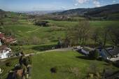 Montage Grundstück ohne Bauwerke von Süd - 