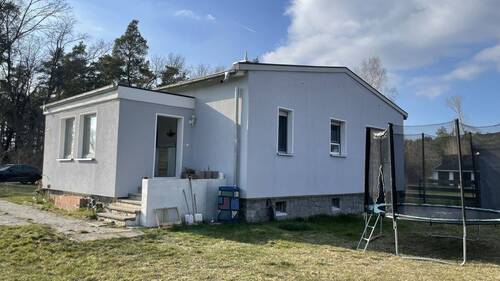 Ansicht vom Garten - 3 Zimmer Einfamilienhaus zum Kaufen in Boxberg