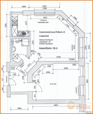 Bild 4 - Etagenwohnung mit 58,00 m&sup2; in Chemnitz zum Kaufen