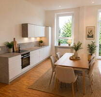 Stilvolle 4-Zimmer-Wohnung mit EBK, Terrasse + Stellplatz - Würzburg Zellerau