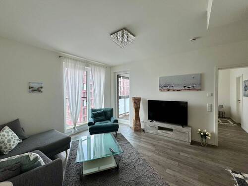 Wohnzimmer - 2 Zimmer Etagenwohnung zur Miete in Hamburg