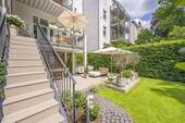 untere Terrasse Gartenseite - 