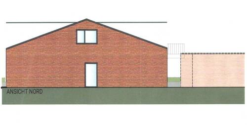 Ansicht Nord - Neubau! 4-Zimmer-Erdgeschosswohnung in Gildehaus. KfW 40e.e.