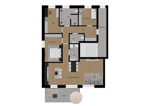 Whg. 1 - 4 Zimmer Etagenwohnung in Bad Bentheim / Gildehaus