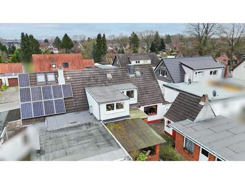 Rückansicht - Doppelhaushälfte mit 91,20 m&sup2; in Neumünster zum Kaufen