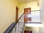 Gepflegtes Treppenhaus vor dem Wohnungseingang - 