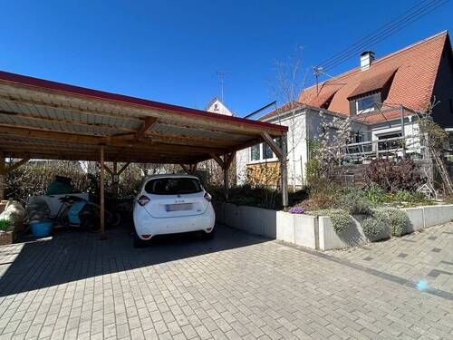 Doppelcarport mit Wall-Box - 
