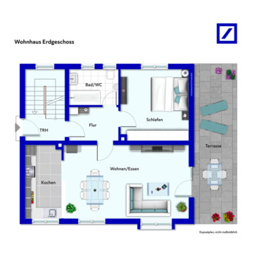 Wohnhaus Erdgeschoss - 