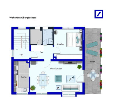 Wohnhaus Obergeschoss - 