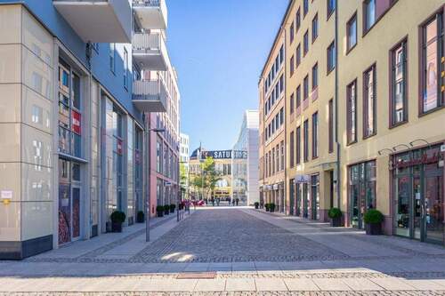 Blick Börnichsgasse - Große Gewerbeeinheit in der Innenstadt