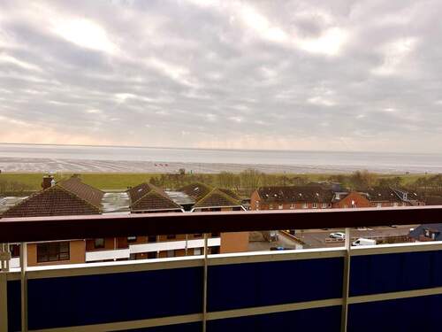 Blick vom Balkon - 2 Zimmer Etagenwohnung zum Kaufen in Büsum